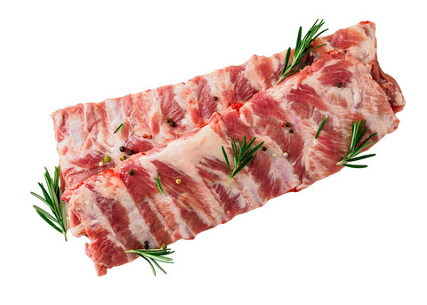 Uncooked Baby Back Pork Ribs 