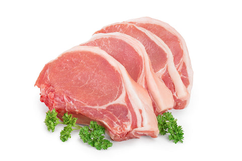 Uncooked Pork Loin Chops