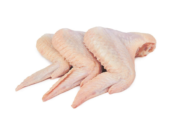 Uncooked chicken wings